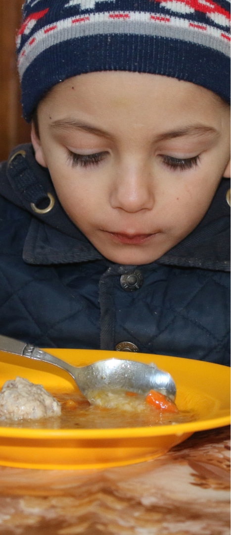 Provide Warm Meals, Friendship, and Hope